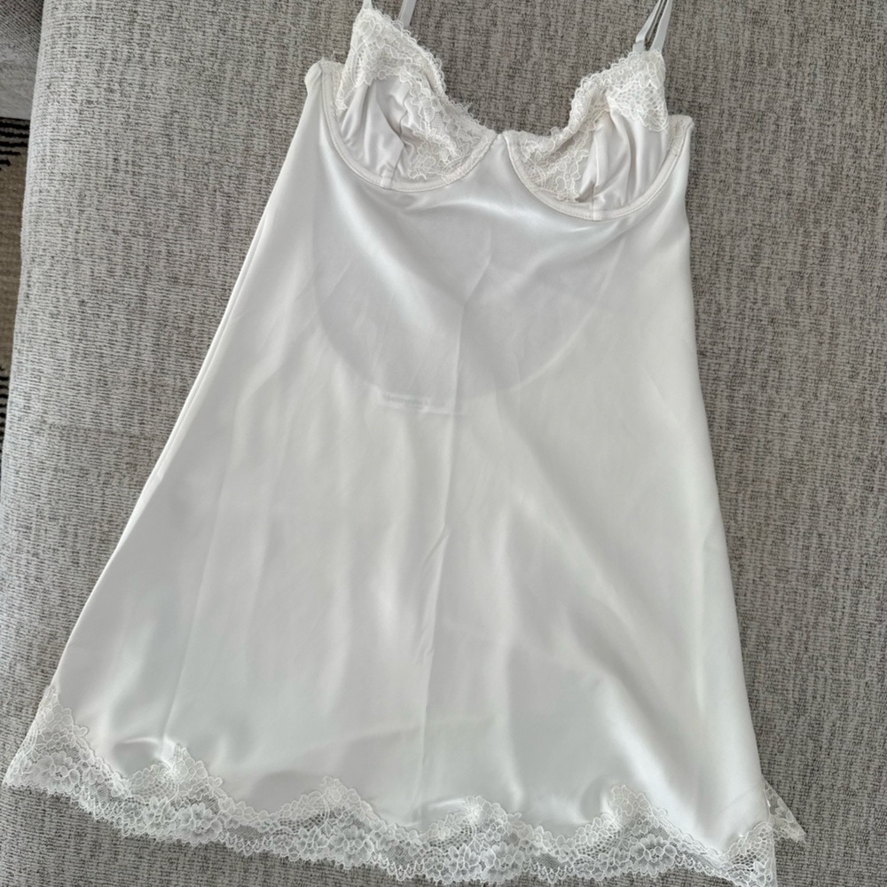 Abercrombie & Fitch White Dress Sleepwear